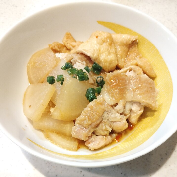大根と鶏肉のピリ辛煮